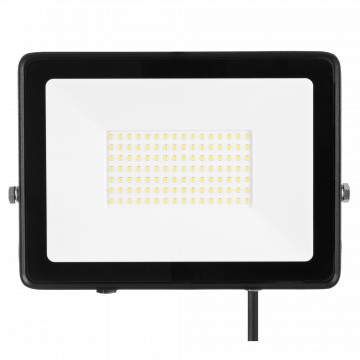 LED Floodlight 100W 230V IP65 BLACK neutral white light TYPE: NAS-100WN