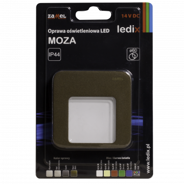 MOZA LED lamp flush mounted 14V DC gold RGB TYPE: 01-211-46
