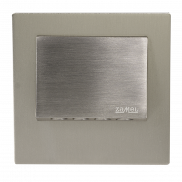 NAVI LED lamp flush mounted 230V AC RF receiver steel cold white TYPE: 11-224-21