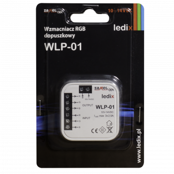 Wzmacniacz RGB dopuszkowy TYP: WLP-01