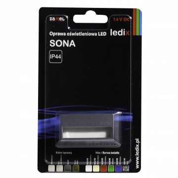 Світильник LED SONA М/П 14V DC GRF білий застуда TYP: 12-111-31