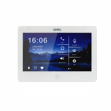 10 ZOLL HD VIDEOMONITOR MIT TOUCH DISPLAY WEISS TYP: VP-810WHD