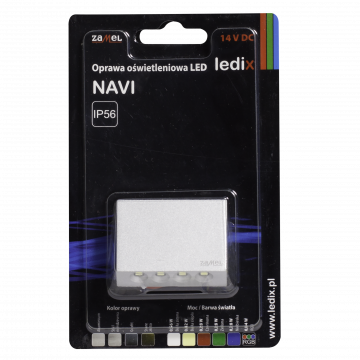 Oprawa LED NAVI NT 14V DC ALU czerwona TYP: 10-111-13