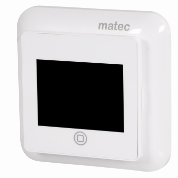 Programmierbarer Temperaturregler Unterputz, weiss Sensor 2,5m, logo Matec TYP: RTD-01