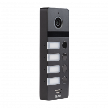 4-BUTTONS OUTDOOR PANEL VIDEO BLACK TYP: VO-804B