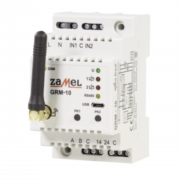 GSM REMOTE POWER SWITCH DEVICE 2-CHANNEL MODULAR TYPE: GRM-10