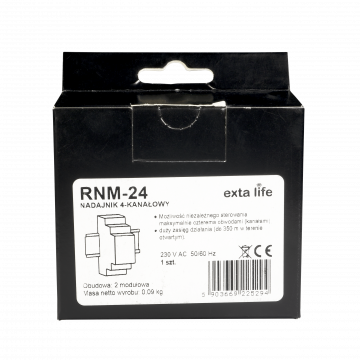 RADIO BOX TRANSMITTER 4-CHANNEL TYP: RNM-24