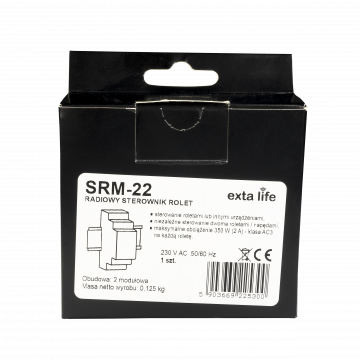 RADIO ROLLER BLINDS CONTROLLER MODULAR - DOUBLE TYPE: SRM-22