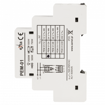 ELECTROMAGNETIC RELAY 24V AC/DC 16A TYPE: PEM-01/024