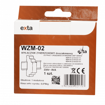 MODULAR TWILIGHT SWITCH KEY TWO RANGES 230V/16A TYPE: WZM-02
