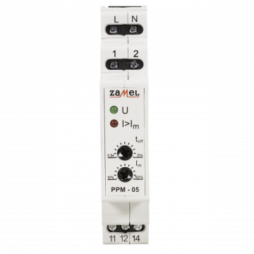 PRIORITY RELAY 230V AC 0,5-5A TYPE: PPM-05/5
