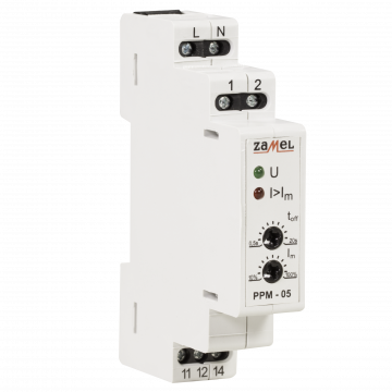 PRIORITY RELAY 230V AC 0,5-5A TYPE: PPM-05/8