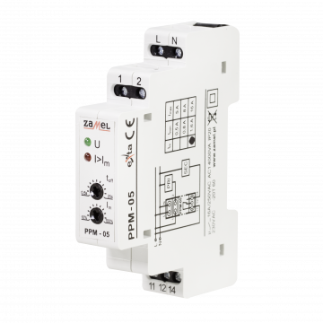PRIORITY RELAY 230V AC 1,6-16A TYPE: PPM-05/16