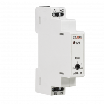 STAIRCASE TIME DELAY SWITCH 12-240V AC/DC TYPE: ASM-01/U