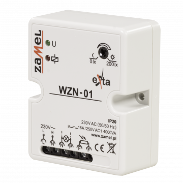 SURFACE MOUNTED TWILIGHT SWITCH 230V//16A/IP20 TYPE: WZN-01