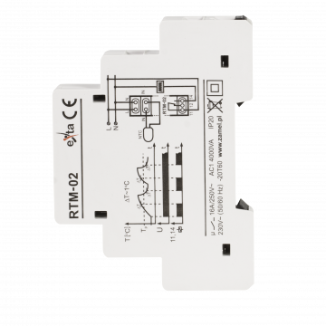 TEMPERATURE REGULATOR -10-40C WITHOUT PROBE 230V TYPE: RTM-02