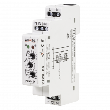 TIME RELAY MULTIFUNCTIONAL 230V AC TYPE: PCM-04