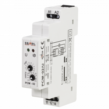 TIME RELAY OF-DELAY 12-240V AC/DC TYPE: PCM-02/U