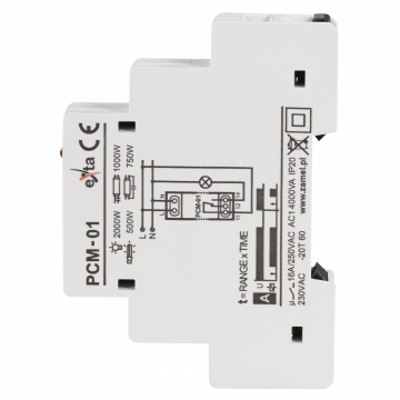 TIME RELAY SWITCH ON DELAY 230V AC TYPE: PCM-01