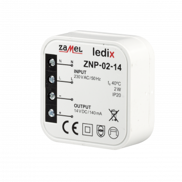 LED power-supply junction box mounting 14V DC TYPE: ZNP-02-14