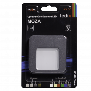 MOZA LED lamp flush mounted 14V DC graphite cold white TYPE: 01-211-31