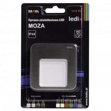 MOZA LED lamp flush mounted 14V DC steel RGB TYPE: 01-211-26