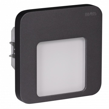 MOZA LED lamp flush mounted 230V AC graphite cold white TYPE: 01-221-31