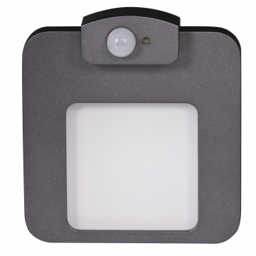 MOZA LED lamp flush mounted 230V AC motion sensor graphite warm white TYPE: 01-222-32