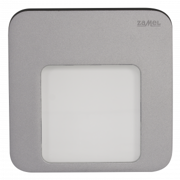 MOZA LED lamp flush mounted 230V AC RF receiver aluminium warm white TYPE: 01-224-12