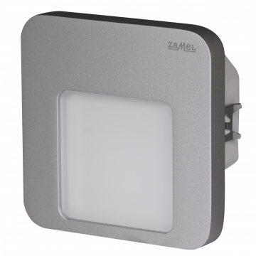 MOZA LED lamp flush mounted 230V AC RF receiver aluminium warm white TYPE: 01-224-12