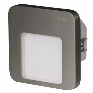 MOZA LED lamp flush mounted 230V AC RF receiver steel warm white TYPE: 01-224-22