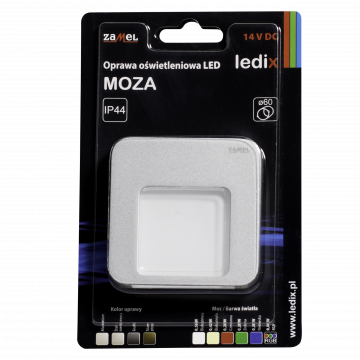 MOZA LED lamp surface mounted 14V DC aluminium warm white TYPE: 01-111-12