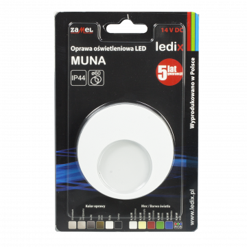 MUNA LED fixture FM 14V DC white, warm white type: 02-211-52