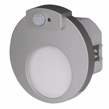 MUNA LED lamp flush mounted 230V AC motion sensor aluminium warm white TYPE: 02-222-12