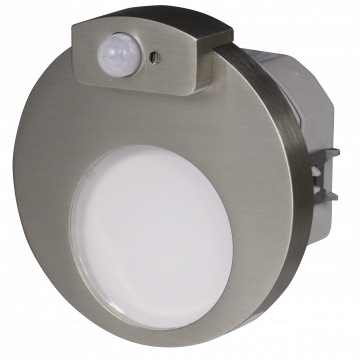 MUNA LED lamp flush mounted 230V AC motion sensor steel cold white TYPE: 02-222-21