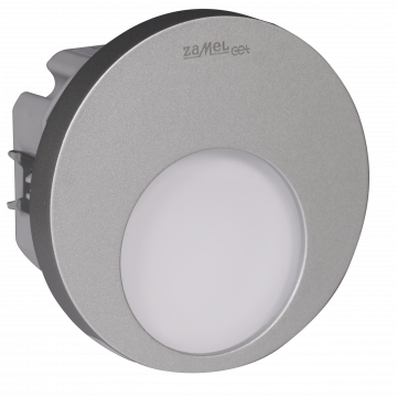 MUNA LED lamp flush mounted 230V AC RF receiver aluminium cold white TYPE: 02-224-11