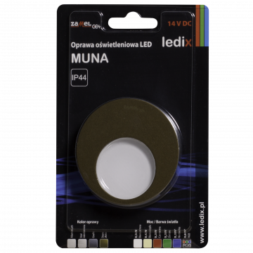 MUNA LED lamp surface mounted 14V DC gold RGB TYPE: 02-111-46