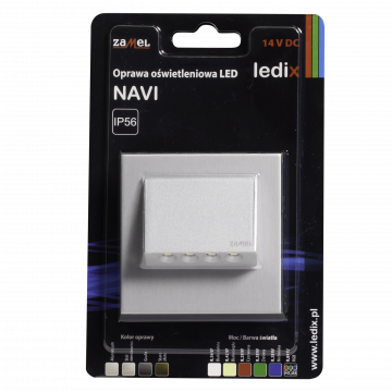 NAVI LED lamp flush mounted 14V DC RGB aluminium, with frame TYPE: 11-211-16
