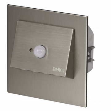 NAVI LED lamp flush mounted 230V AC motion sensor steel warm white TYPE: 11-222-22