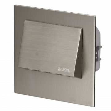 NAVI LED lamp flush mounted 230V AC RF receiver steel warm white TYPE: 11-224-22