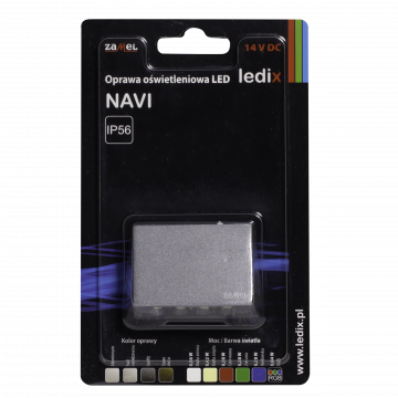 NAVI LED lamp surface mounted 14V DC graphite warm white TYPE: 10-111-32