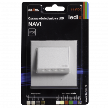 NAVI LED lamp surface mounted 14V DC RGB aluminium, with frame TYPE: 11-111-16