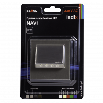 NAVI LED lamp surface mounted 14V DC steel RGB with frame TYPE: 11-111-26