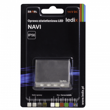 NAVI LED lamp surface mounted 14V DC steel warm white TYPE: 10-111-22