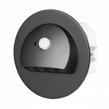 RUBI LED fixture FM 14V DC motion sensor black col d white type: 09-212-61