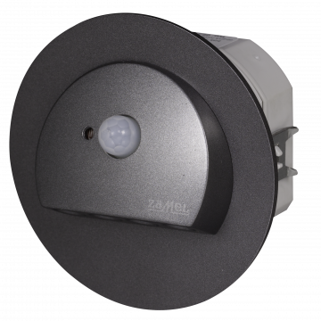 RUBI LED fixture FM 230V AC motion sensor graphite neutral white type: 09-222-37