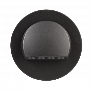RUBI LED lamp flush mounted 14V DC black warm white with frame TYPE: 09-211-62