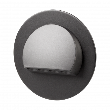 RUBI LED lamp flush mounted 14V DC black warm white with frame TYPE: 09-211-62