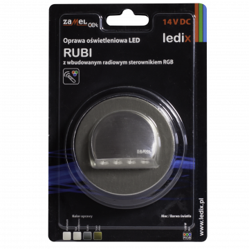 RUBI LED lamp flush mounted 14V DC steel RGB controller TYPE: 09-215-26