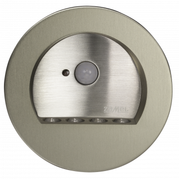 RUBI LED lamp flush mounted 230V AC motion sensor steel warm white TYPE: 09-222-22
